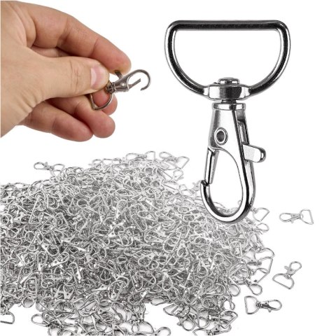 Karabińczyk metalowy rybka 2 mm 500 szt. Karabińczyk metalowy rybka 2 mm 500 szt.