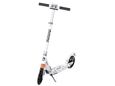 Hulajnoga miejska składana duża AILO XL koła 200mm amortyzator x2 biała GIMME Hulajnoga miejska składana duża AILO XL koła 200mm amortyzator x2 biała GIMME