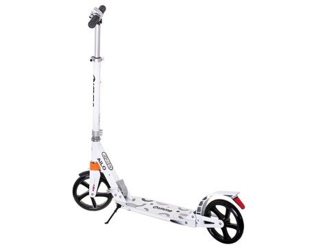 Hulajnoga miejska składana duża AILO XL koła 200mm amortyzator x2 biała GIMME Hulajnoga miejska składana duża AILO XL koła 200mm amortyzator x2 biała GIMME